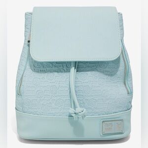 NWT Loungefly Pixar Tiny tan blue mini backpack